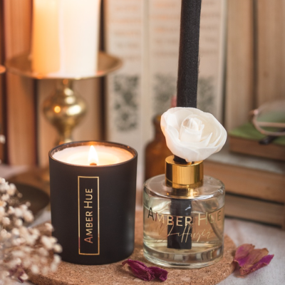 Amber Hue Candles